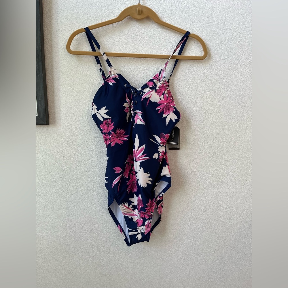Nautica. One piece swim suit. Size Large.